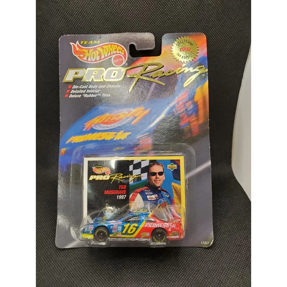 Team Hot Wheels Pro Racing NASCAR Ted Musgrave #16 1997 Ford Thunderbird Racecar